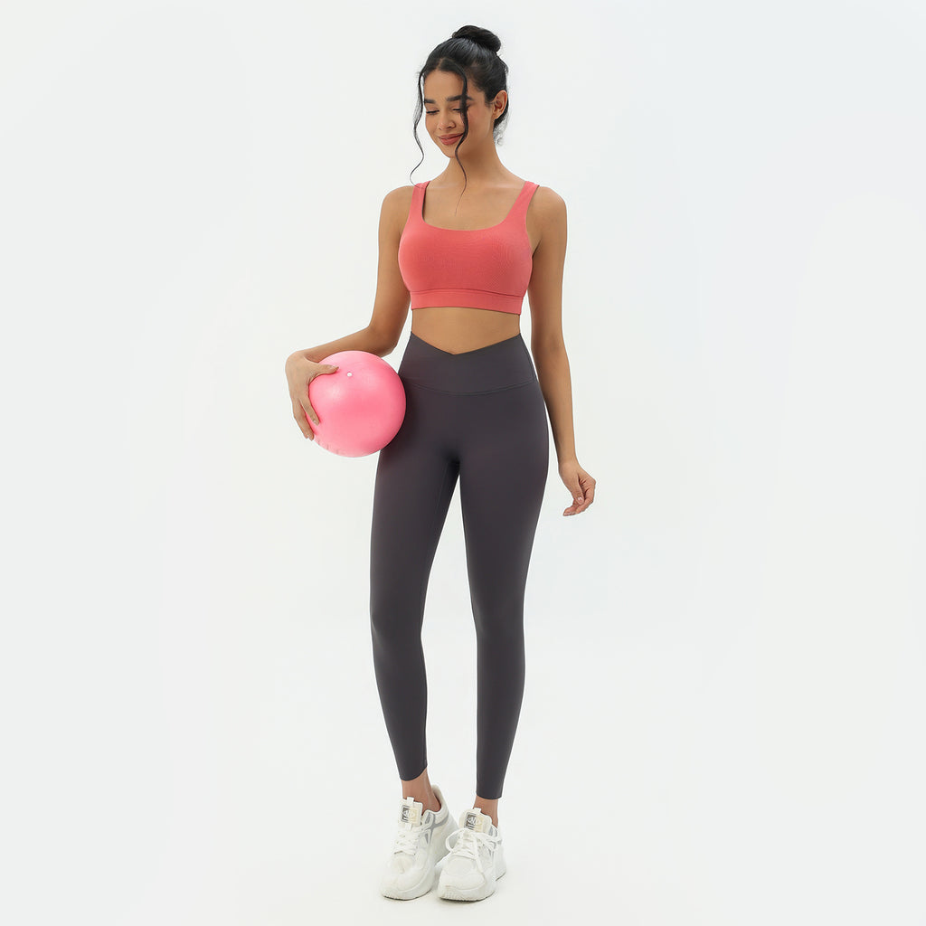 CILD Women's Crossover-Back Racerback Sports Bra - image 2