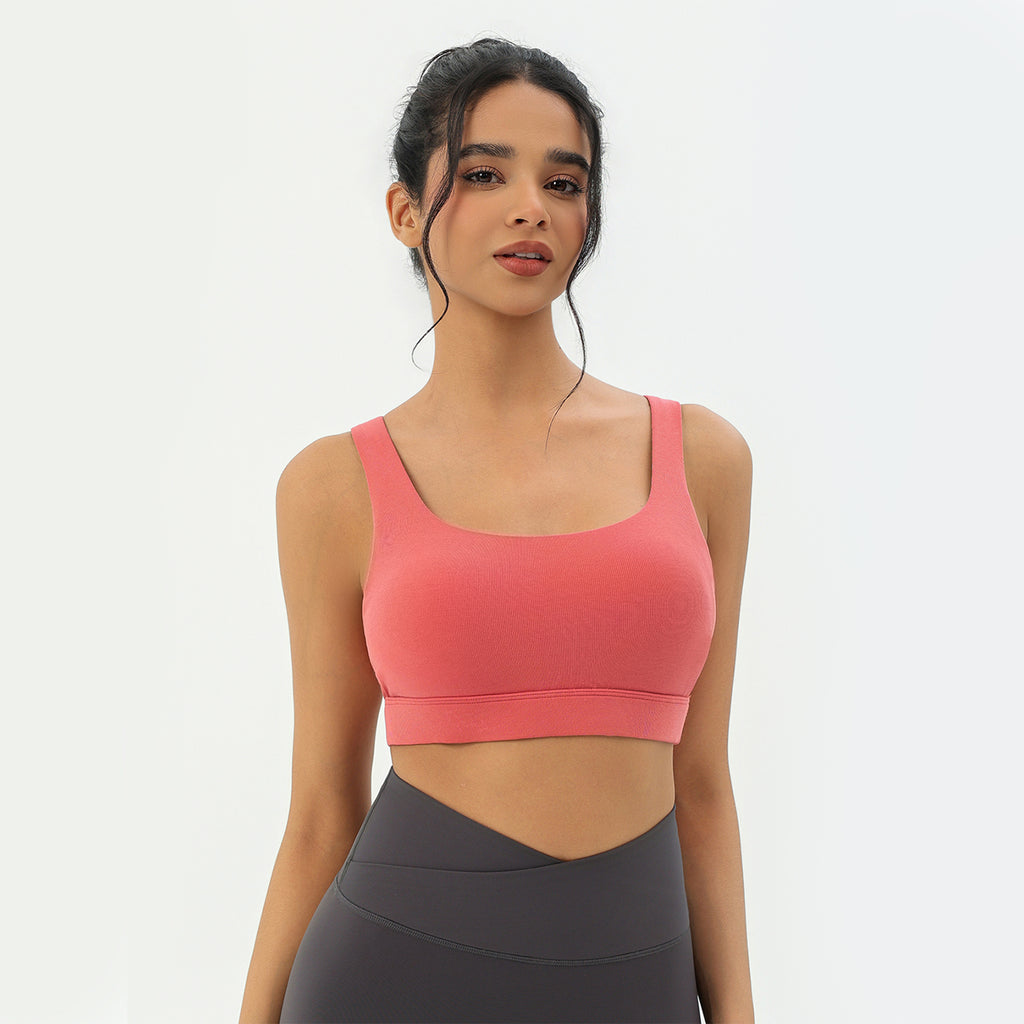 CILD Women's Crossover-Back Racerback Sports Bra - image 5