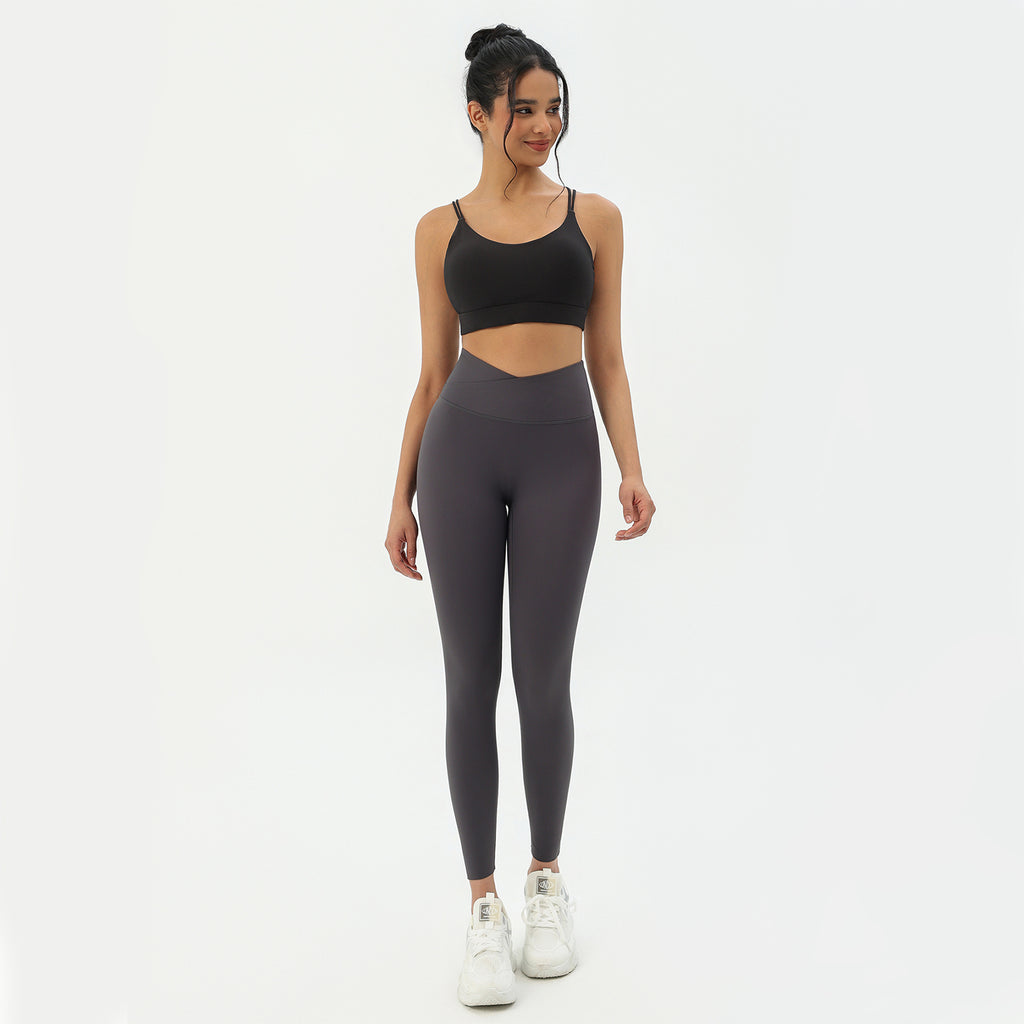 CILD Women's Crossover-Back Sports Bra | Yoga & Gym - image 2
