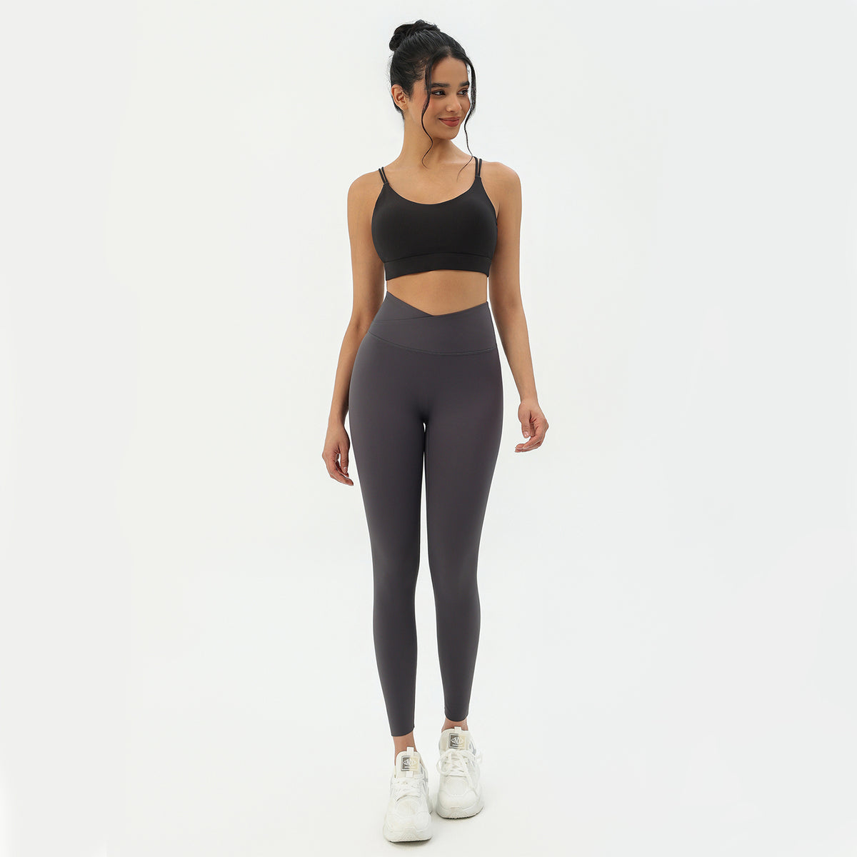 CILD Women's Crossover-Back Sports Bra | Yoga & Gym - image 2