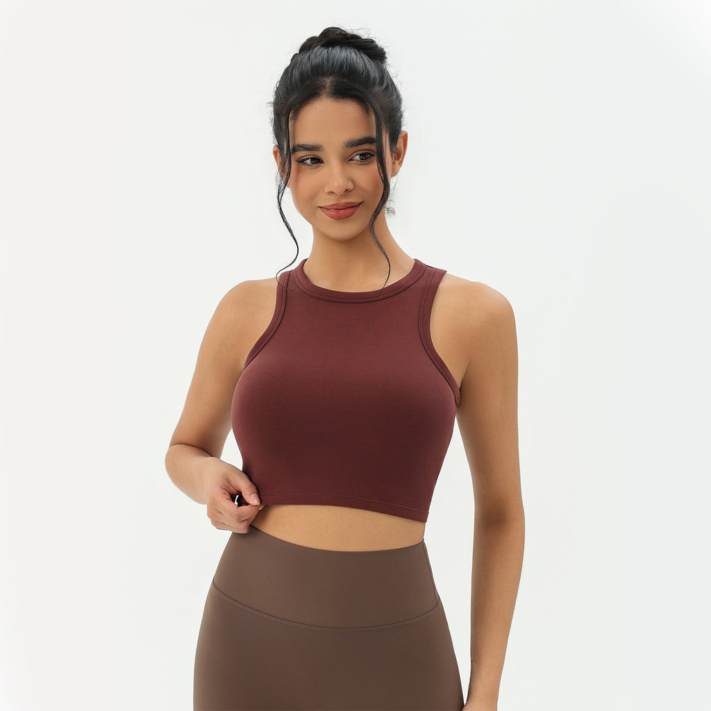 CILD Women's Racerback Cropped Tank Top - image 3