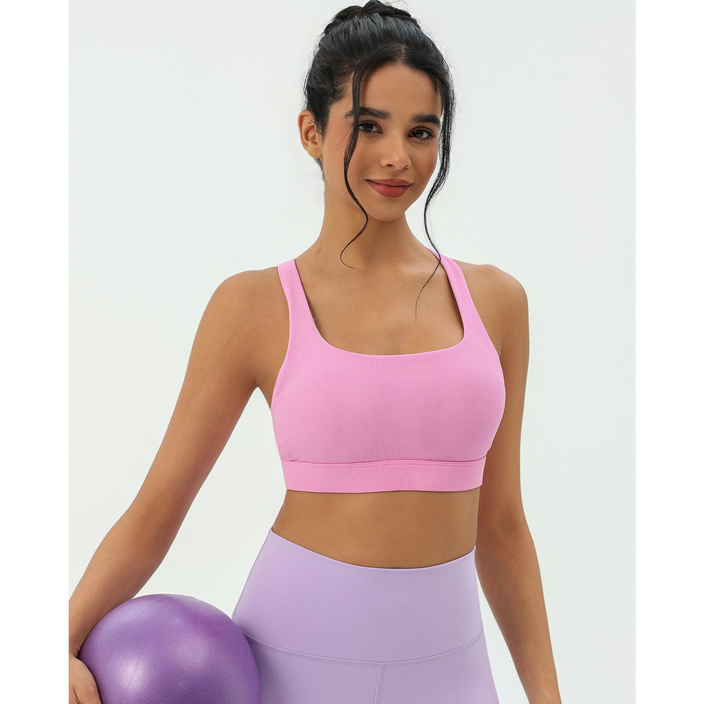 CILD Women's Ribbed Racerback Sports Bra - image 5