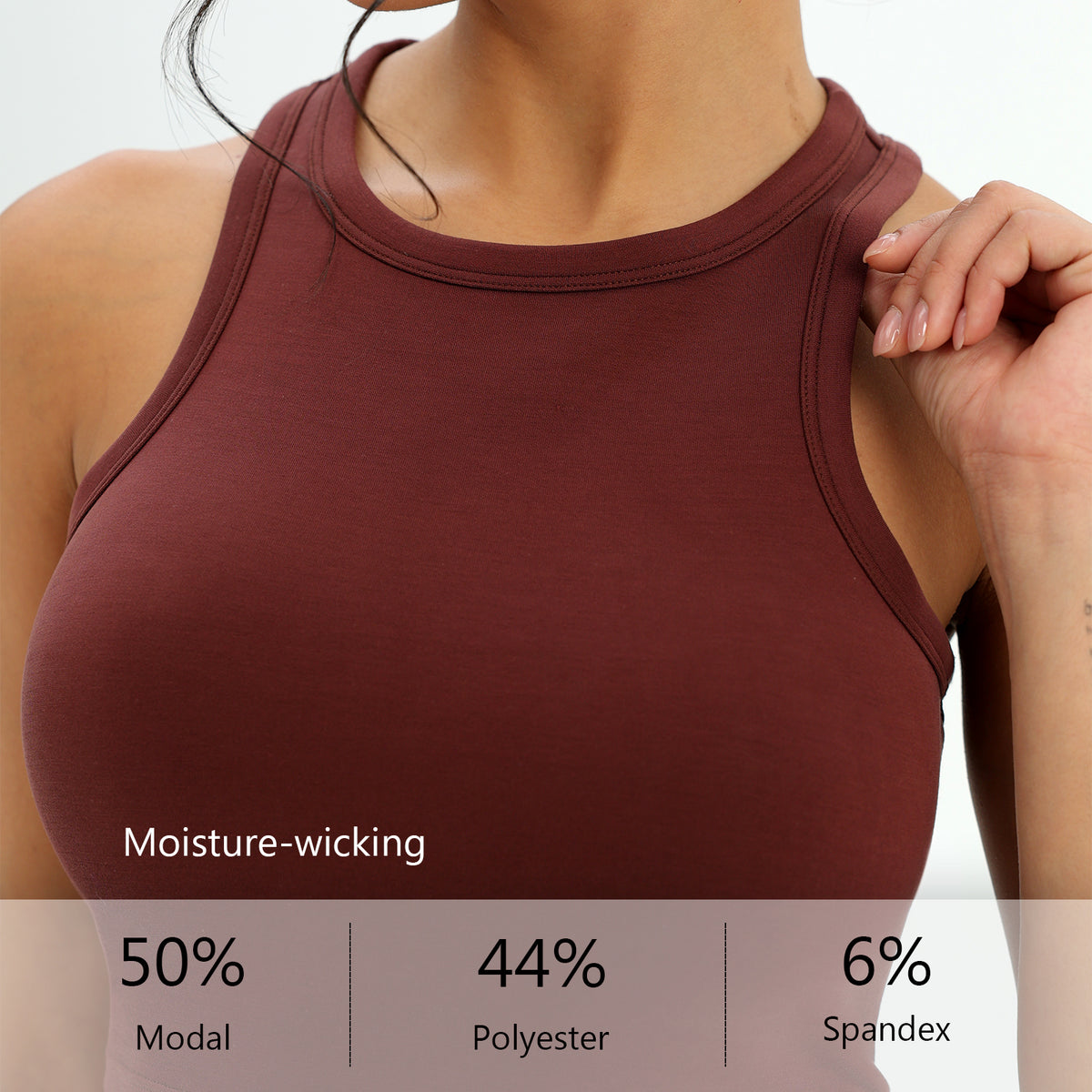 CILD Women's Racerback Cropped Tank Top - image 7