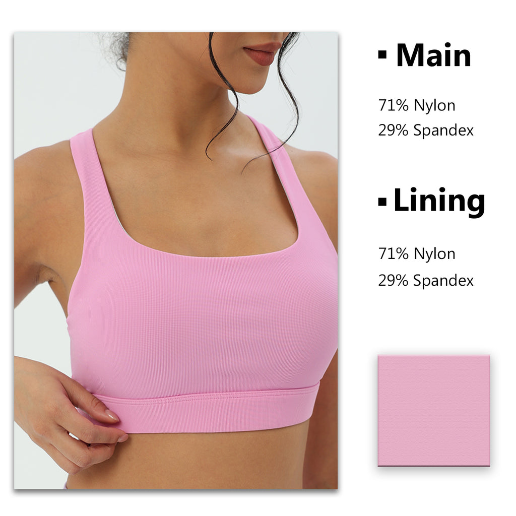 CILD Women's Ribbed Racerback Sports Bra - image 8