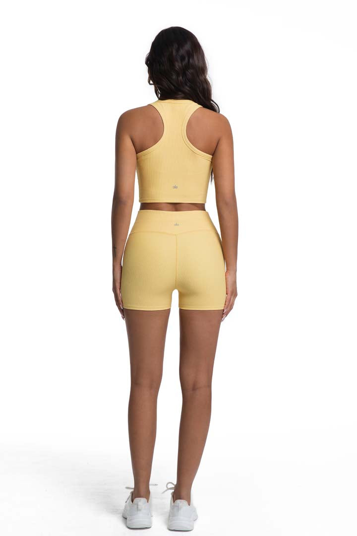Elegant & Lightweight Cropped Yoga Set