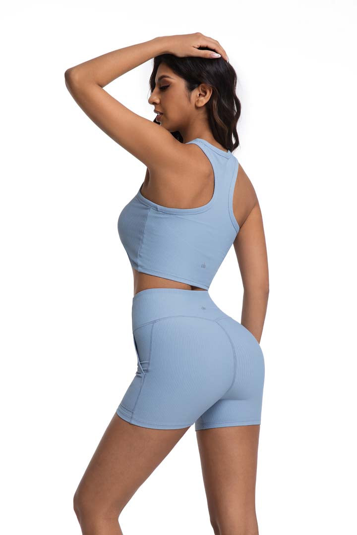 Elegant & Lightweight Cropped Yoga Set