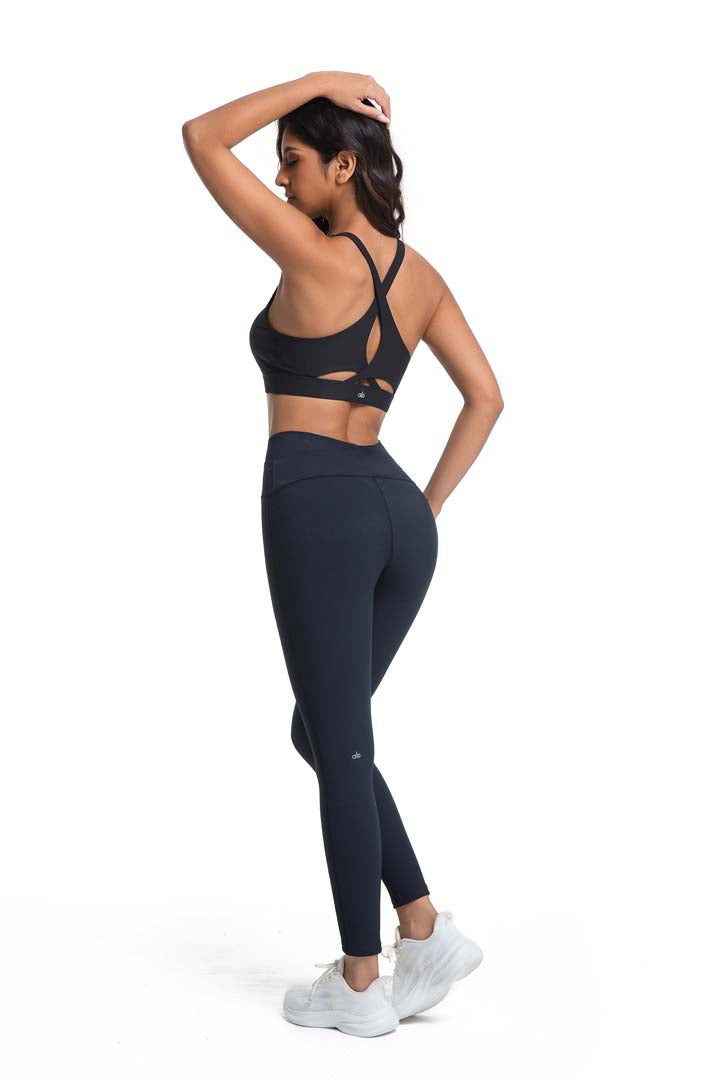 CILD YOGA High-Waisted Shaping Active Yoga Set with Backless Top