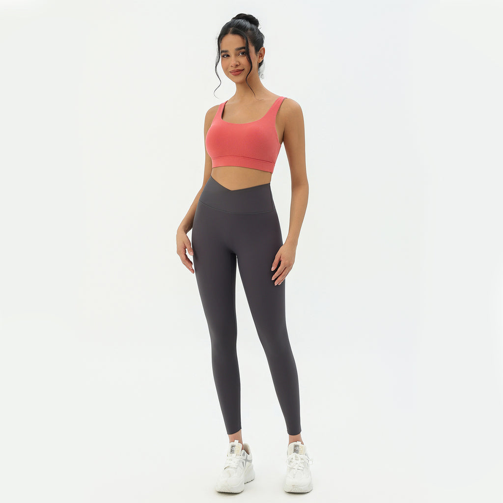 CILD Women's Crossover-Back Racerback Sports Bra - main image