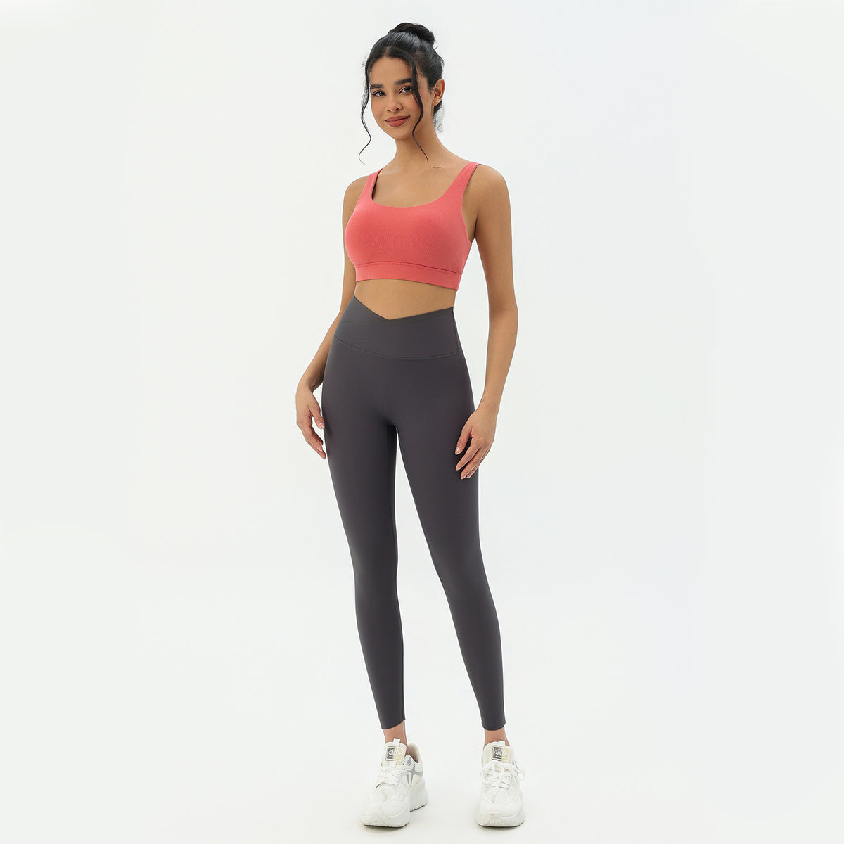 CILD Women's Crossover-Back Racerback Sports Bra - main image