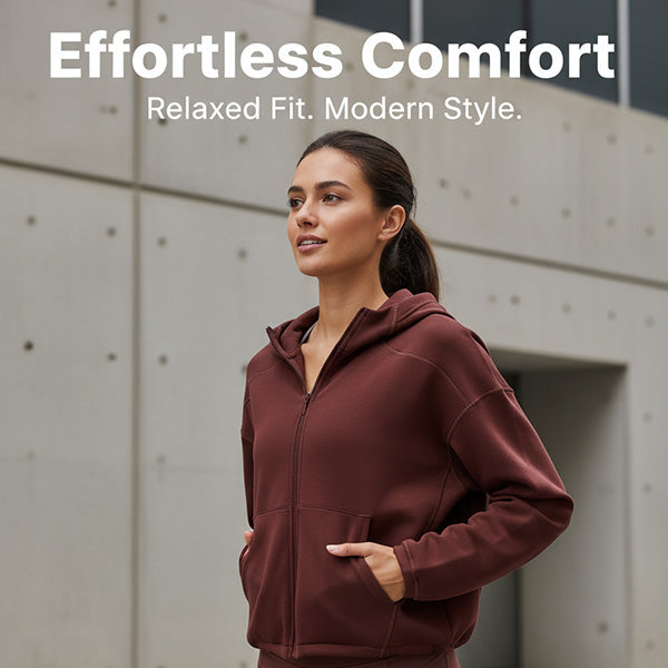 Women's hooded sweater