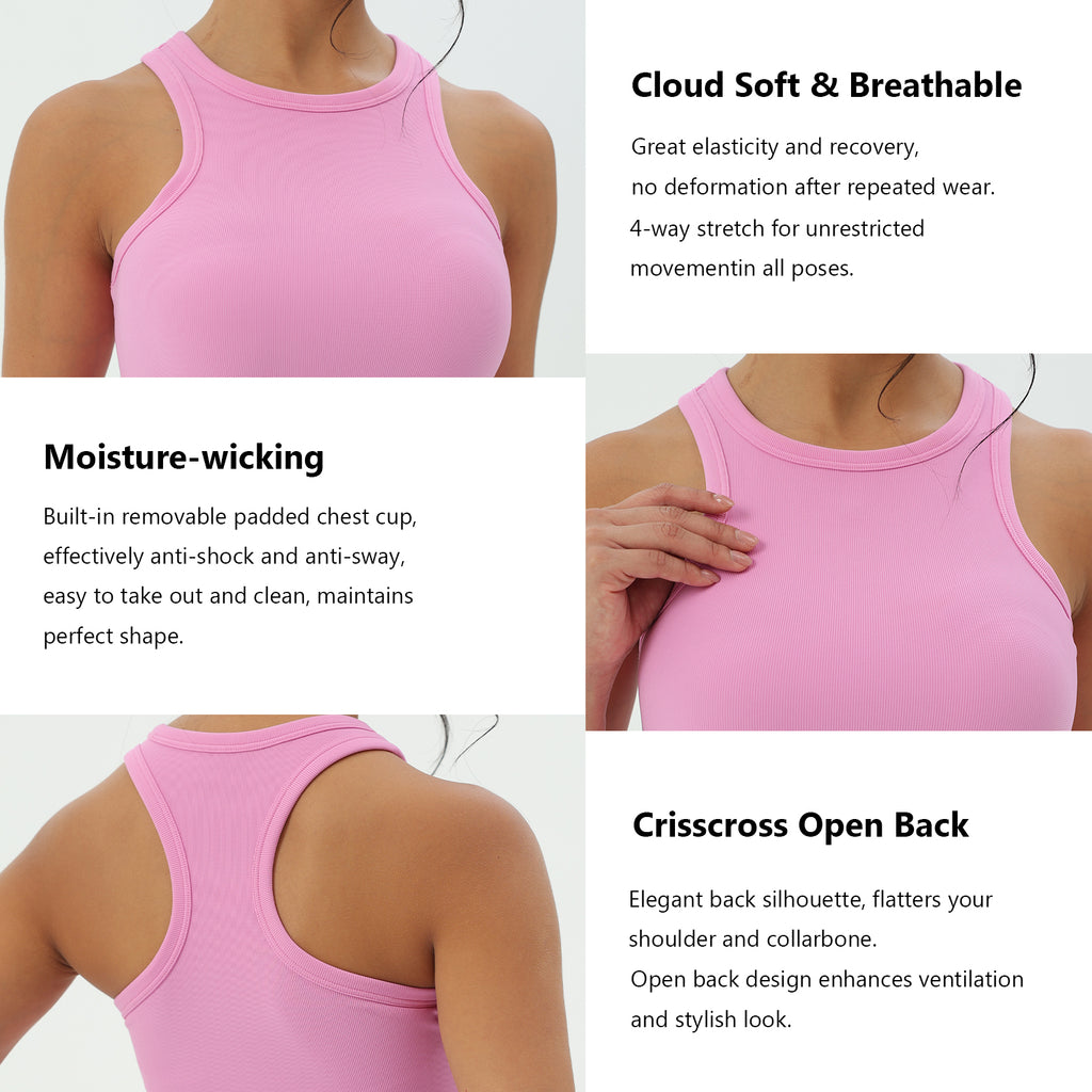 CILD Women's Buttery Soft Racerback Tank Top - image 7