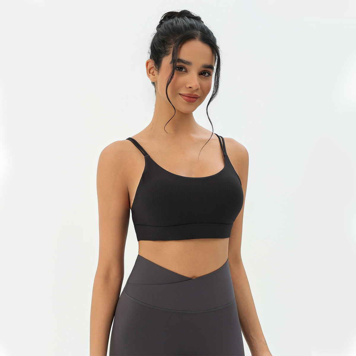 CILD Women's Crossover-Back Sports Bra | Yoga & Gym - image 4