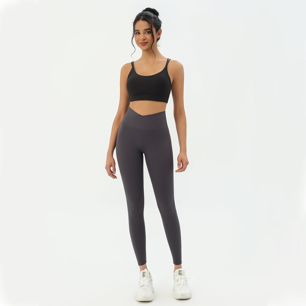 CILD Women's Crossover-Back Sports Bra | Yoga & Gym - main image