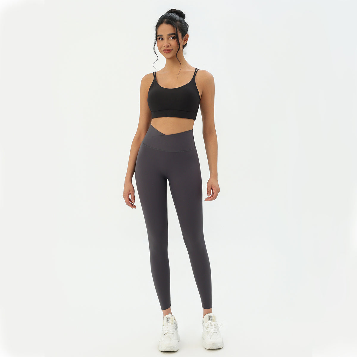 CILD Women's Crossover-Back Sports Bra | Yoga & Gym - main image