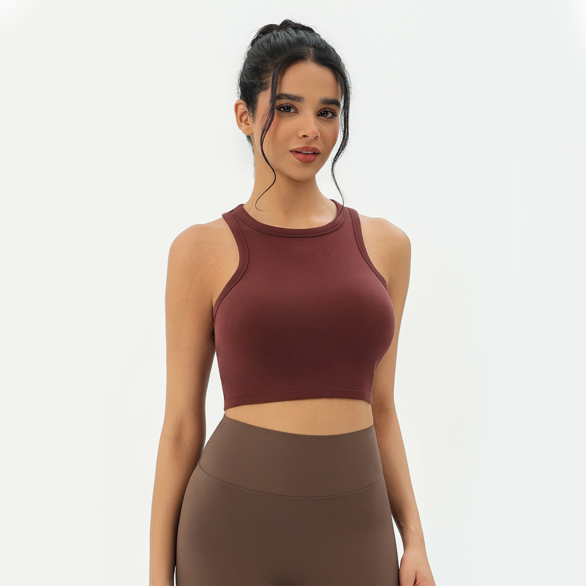 CILD Women's Racerback Cropped Tank Top - image 4