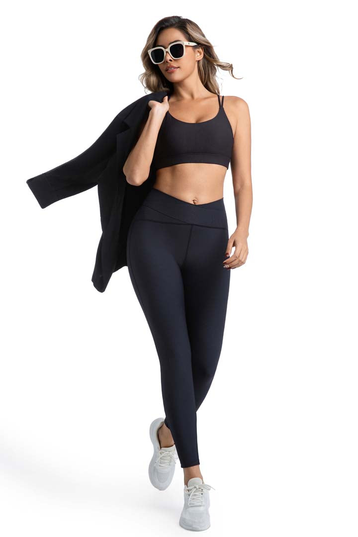 CILD YOGA Denim Shaping Activewear Set