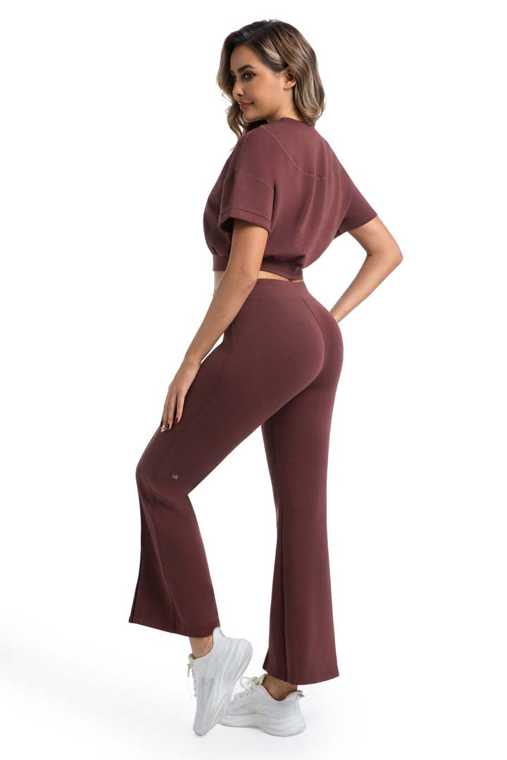CILD YOGA Crew Neck Pullover Marching Sets