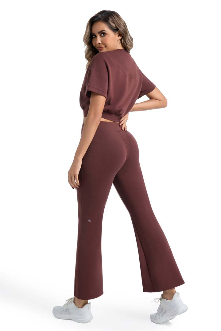 CILD YOGA Crew Neck Pullover Marching Sets