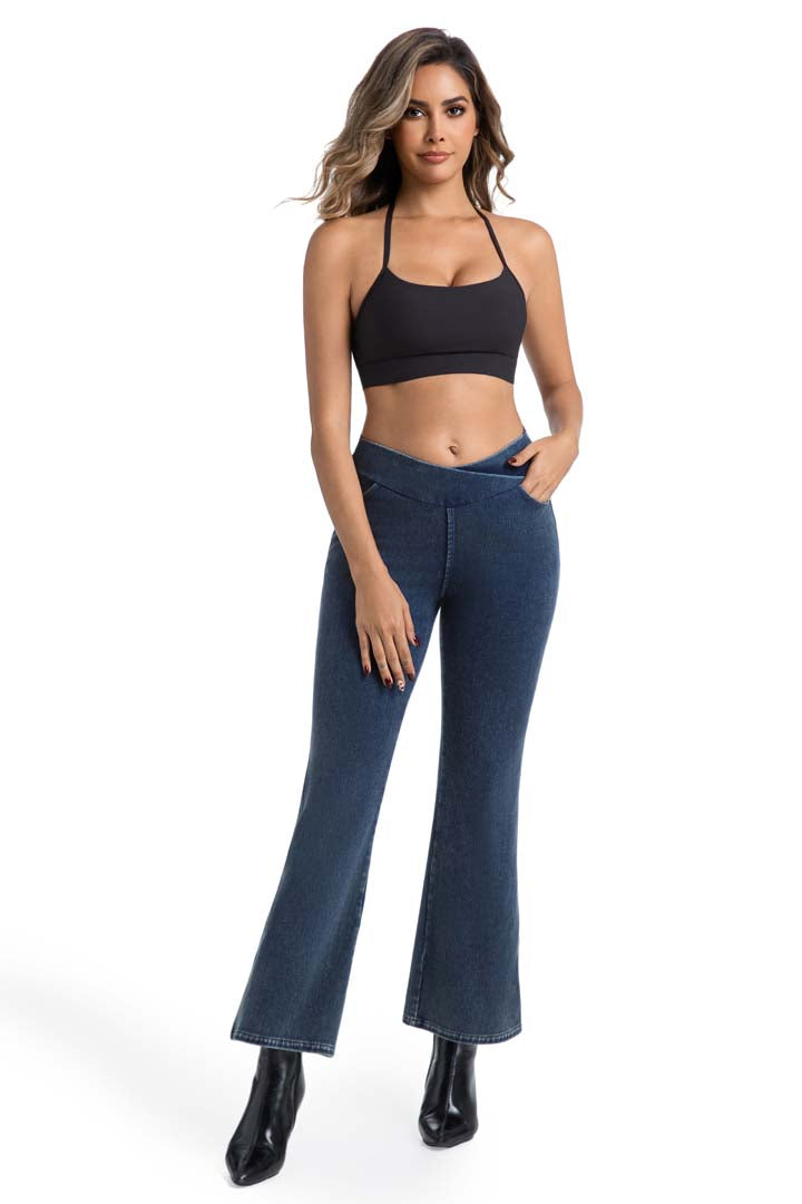 CILD YOGA Denim Shaping Activewear Set
