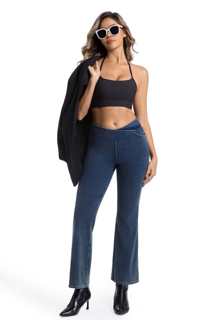 CILD YOGA Denim Shaping Activewear Set