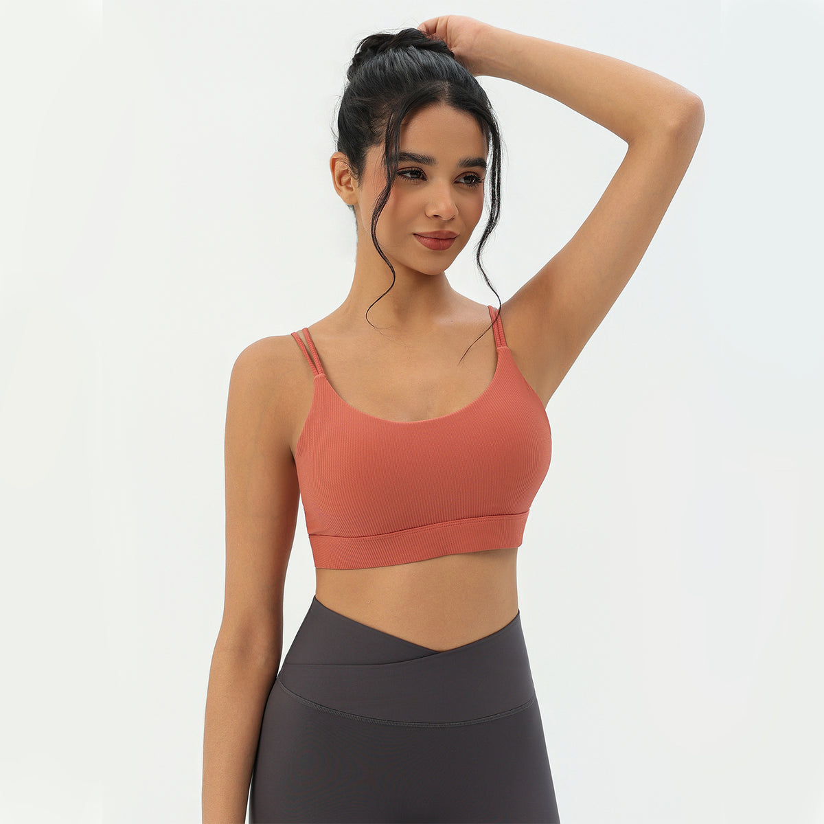 CILD Women's Crossover-Back Sports Bra | Yoga & Gym - image 13