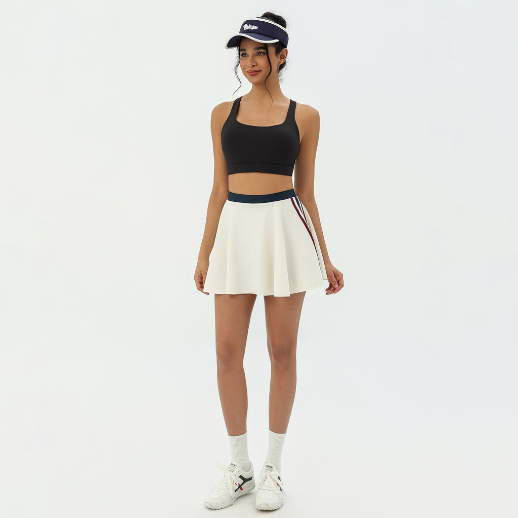 CILD Women's A-Line Tennis Skort with Built-In Shorts - main image