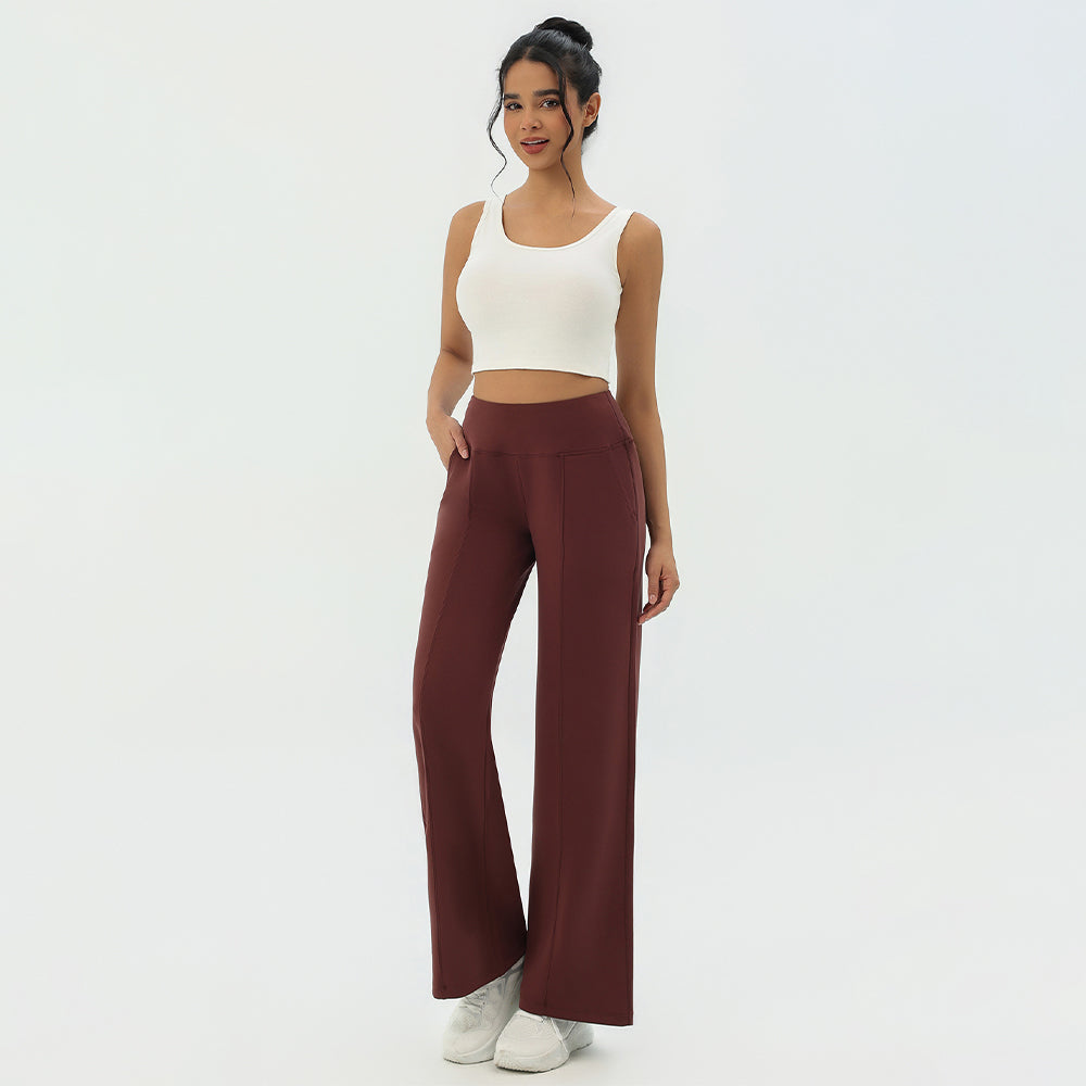 CILD Women's Wide Leg Pants with Side Pockets - image 2