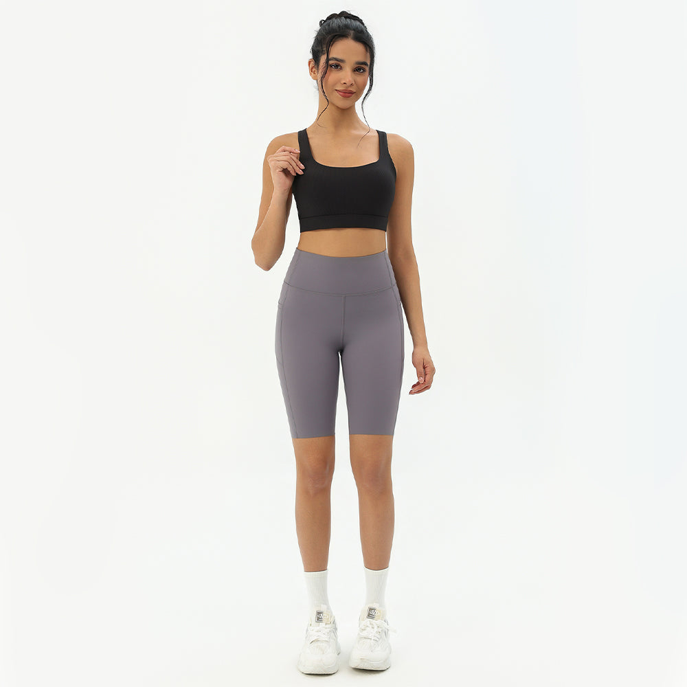 CILD Women's Crossover-Back Racerback Sports Bra - image 9