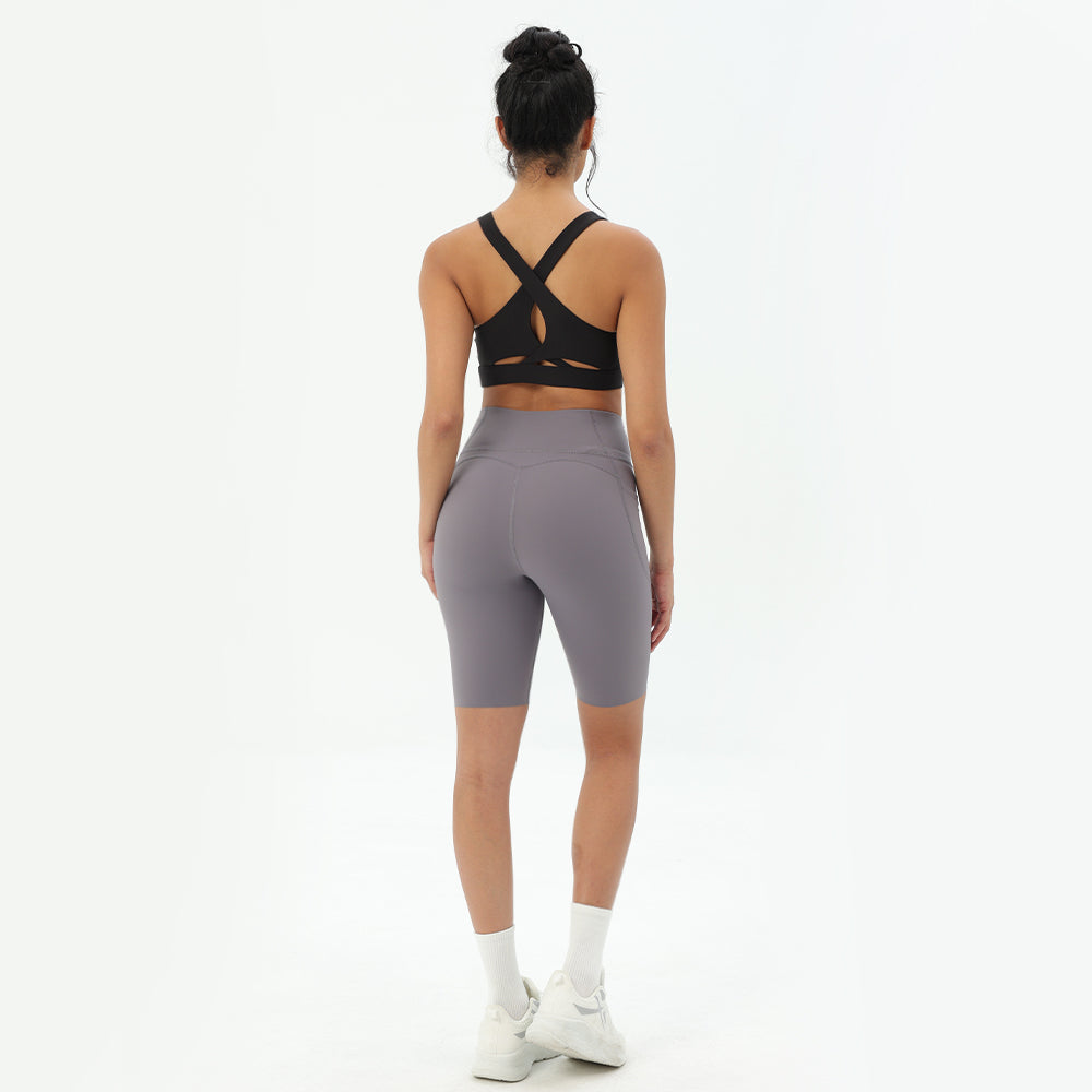 CILD Women's Crossover-Back Racerback Sports Bra - image 11