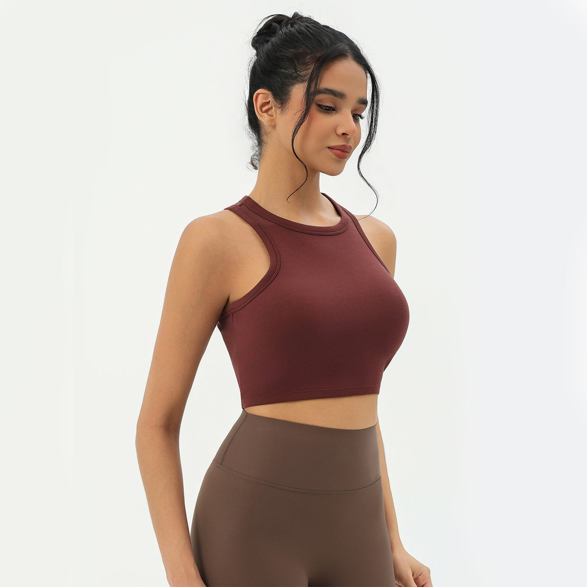 CILD Women's Racerback Cropped Tank Top - image 5