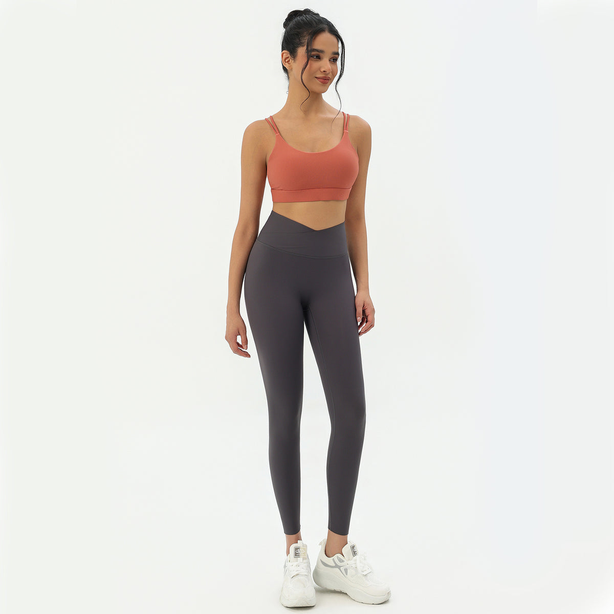 CILD Women's Crossover-Back Sports Bra | Yoga & Gym - image 9