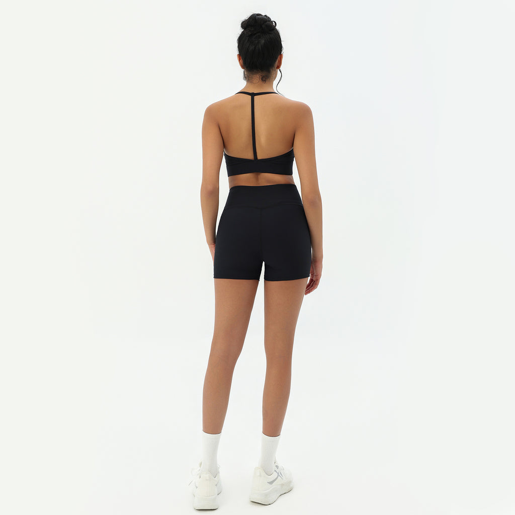 CILD Women's Ribbed High Waisted Biker Shorts - image 3