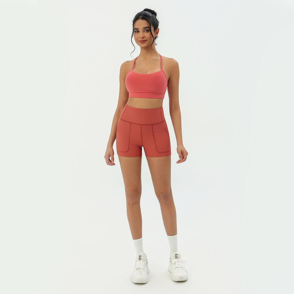 CILD Women's Ribbed High Waisted Biker Shorts - main image