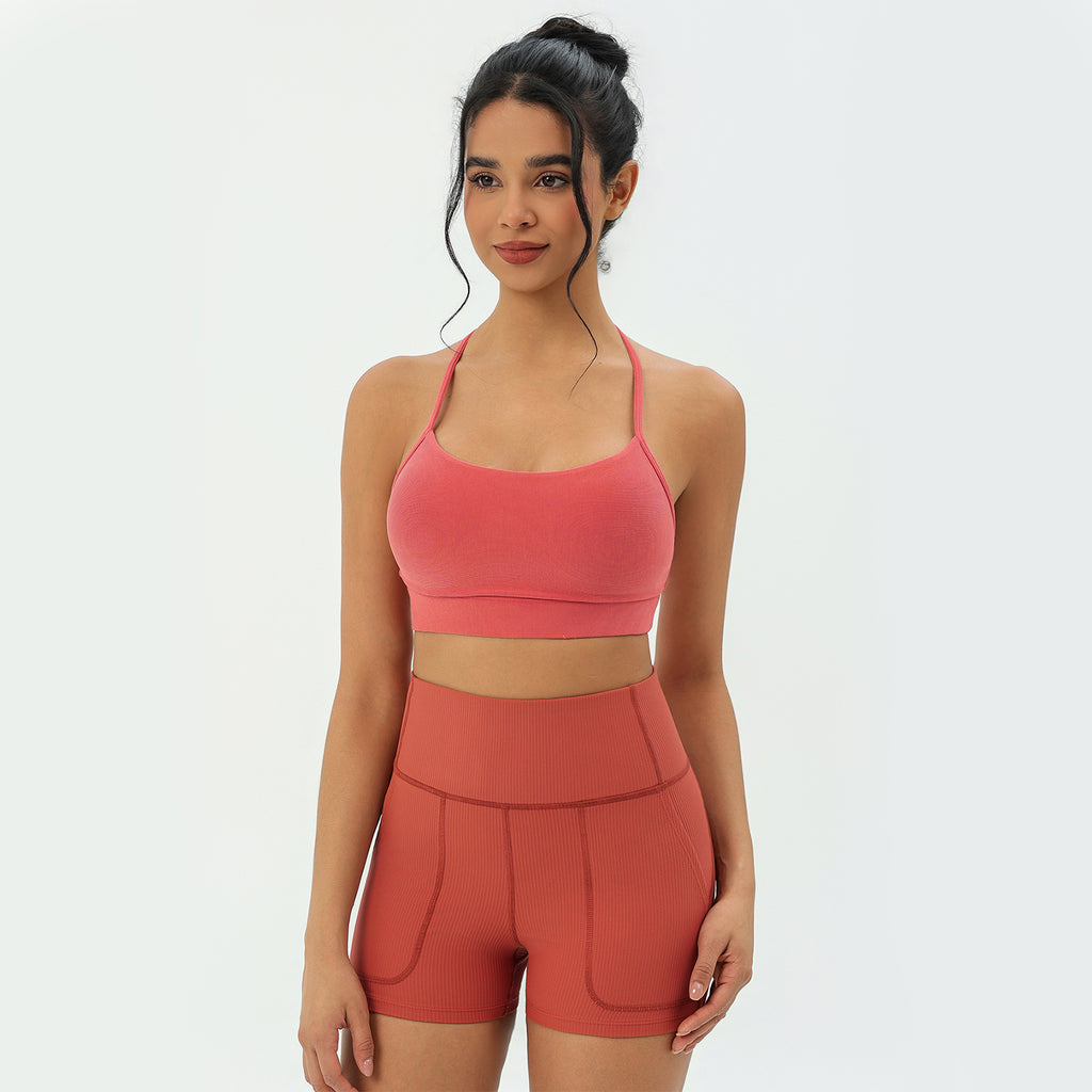 CILD Women's Ribbed High Waisted Biker Shorts - image 5